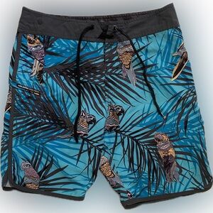 Volcom Mod-tech board shorts, size 30, color blue